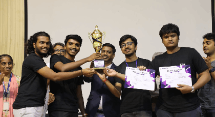 Second year students win hackathon against 300+ teams at K! Hacks 2024, bag ₹1 Lakh