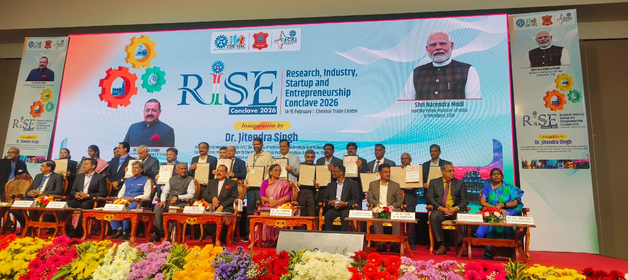 MoU with Council of Scientific and Industrial Research (CSIR), New Delhi and SNUC with its Incubator SSN Incubation Foundation, Chennai
