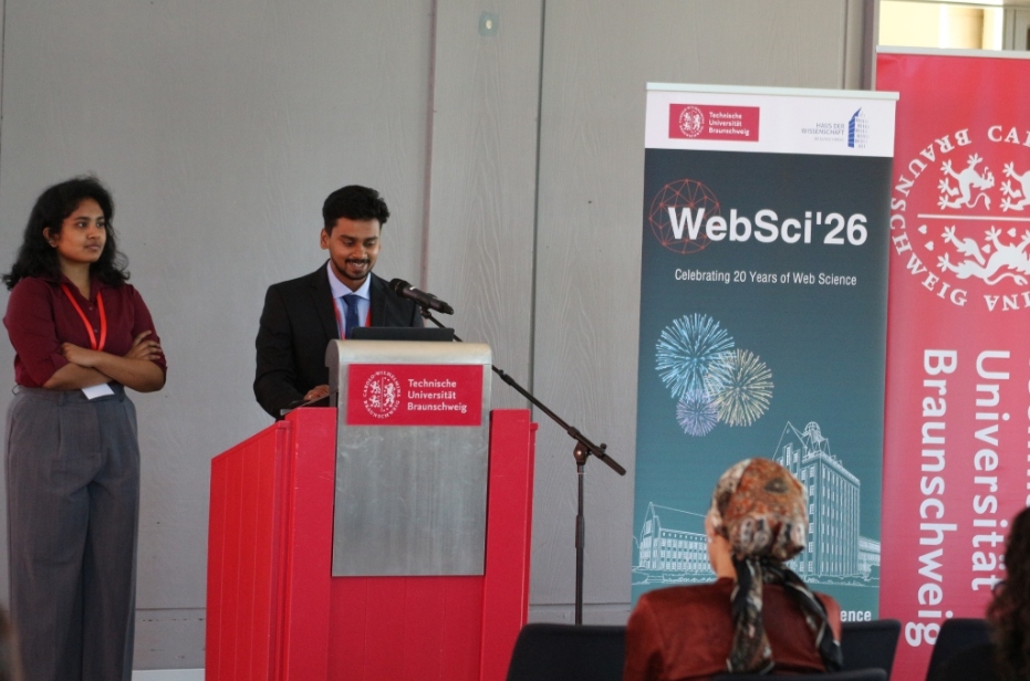 From SNU Chennai to Germany: CSE Students Present AI Research at ACM WebSci 2026